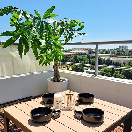Penthouse With Large Terrace Ac Parking And Close To Shops -benakey * Αντίμπ